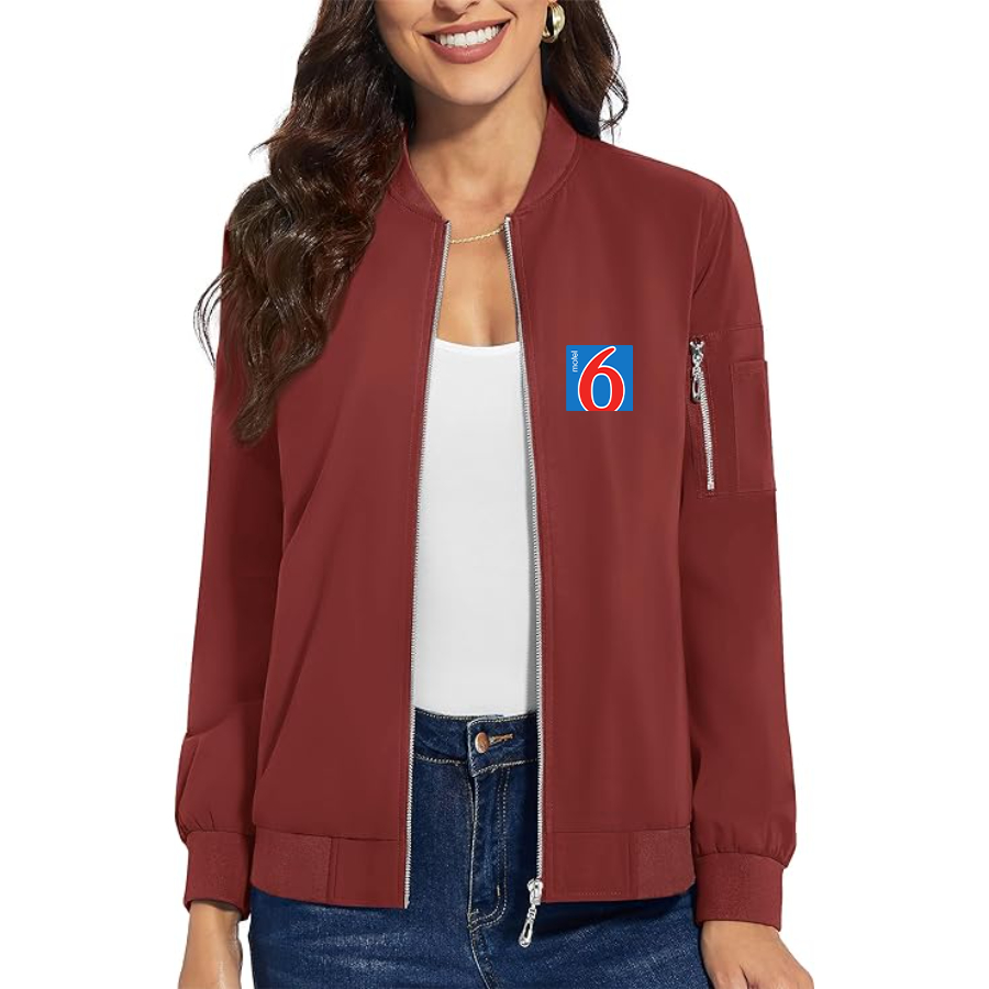 Women's Motel 6 Premium Bomber Jacket Outerwear